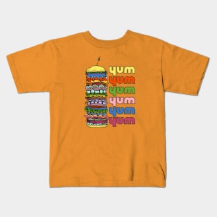 Vintage Sandwich for Lunch Retro Yum Kids T-Shirt